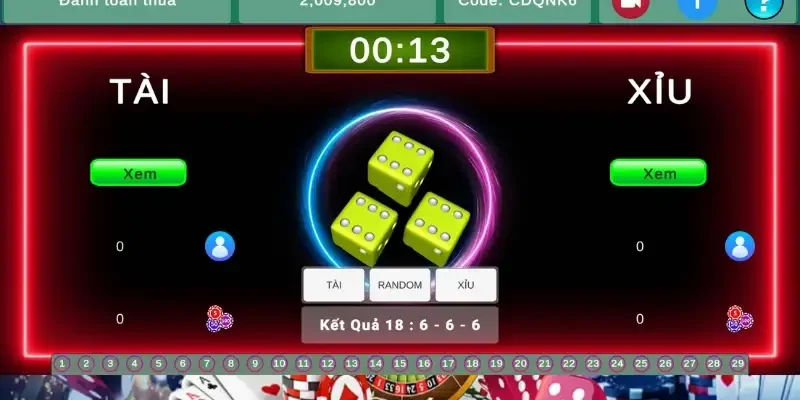Quy định rõ ràng cách chơi game Tài Xỉu